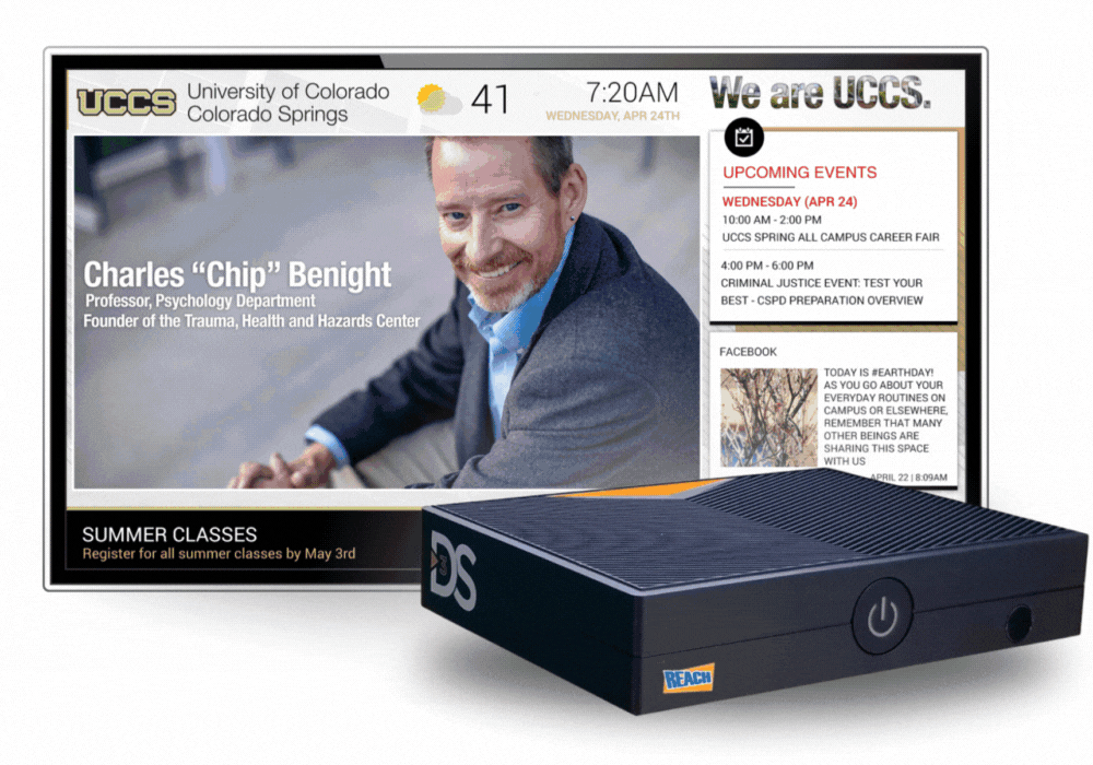 Reach-Media-Network-digital-signage-players-slideshow DS3 player digital signage slideshow, Reach Media Network