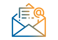 email icon, Reach Media Network digital signage