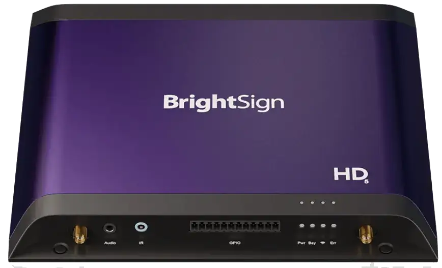 BrightSign HD5 media player, Reach Media Network digital signage