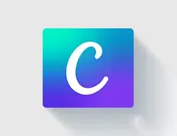 Canva digital signage app icon, Reach Media Network